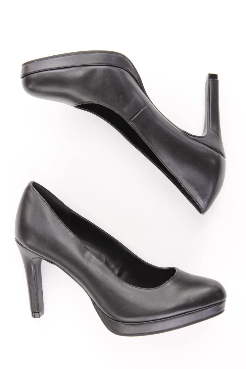 Graceland High Heels Gr. 39 schwarz aus Kunstleder