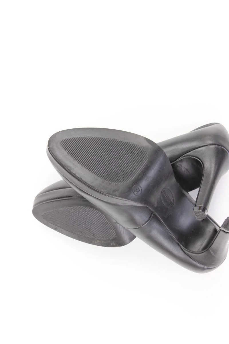 Graceland High Heels Gr. 39 schwarz aus Kunstleder