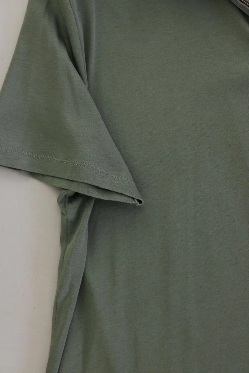 CHARLES TYRWHITT Poloshirt für Herren Gr. XL Kurzarm olivgrün aus Baumwolle