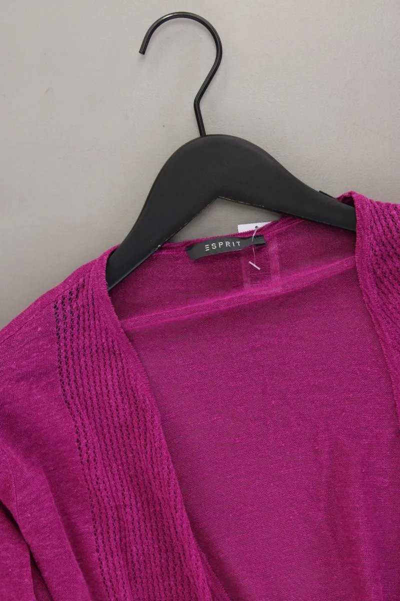 Esprit Strickjacke Gr. S Langarm lila