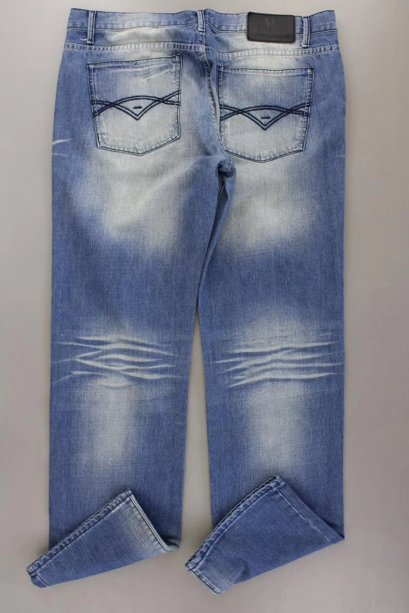 Bruno Banani Straight Jeans für Herren Gr. W38/L34 blau aus Baumwolle