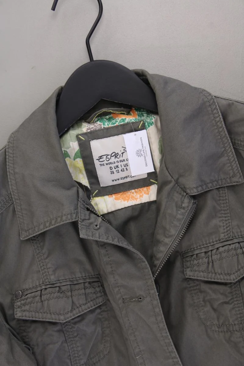Esprit Übergangsjacke Gr. 38 olivgrün
