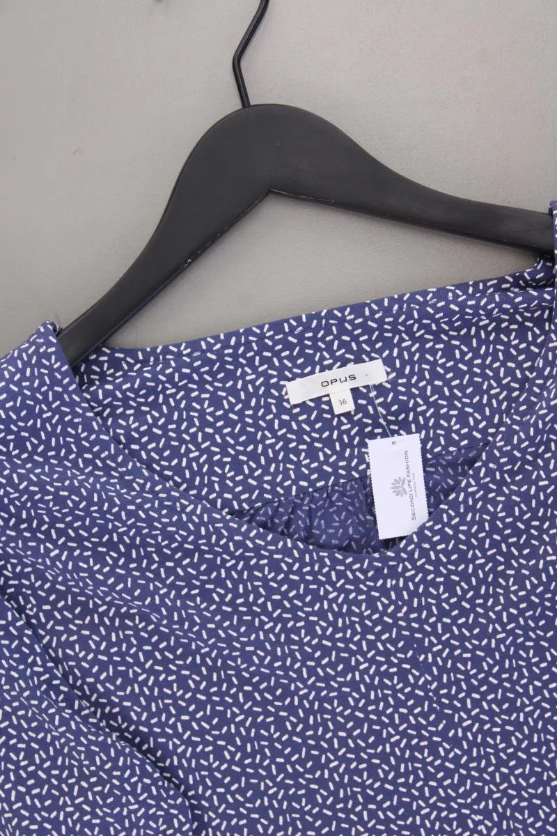 Opus Printshirt Gr. 36 3/4 Ärmel blau