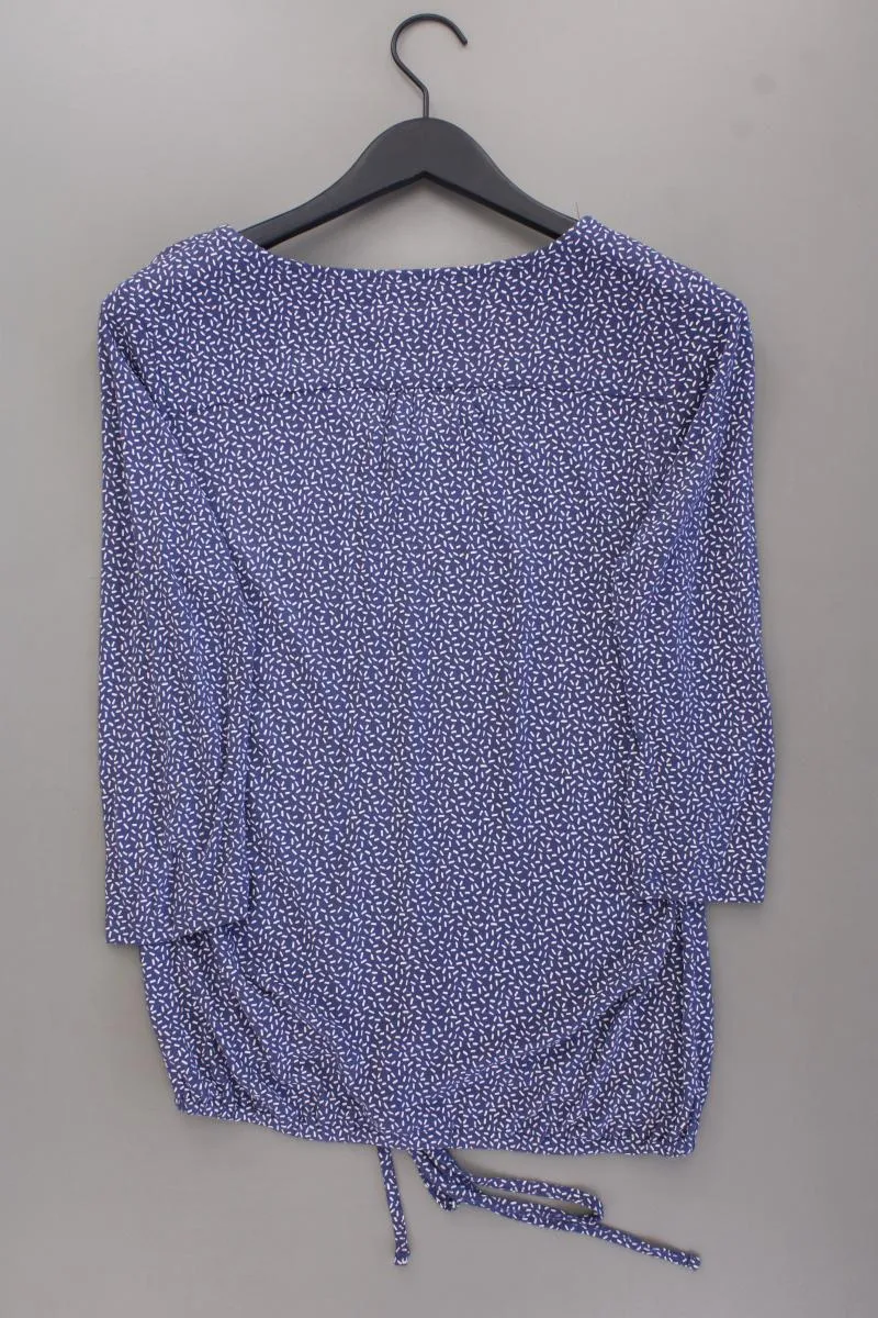 Opus Printshirt Gr. 36 3/4 Ärmel blau