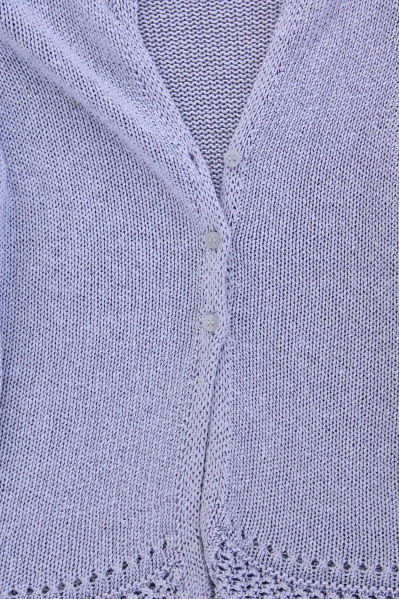 Bonita Strickjacke Gr. S 3/4 Ärmel blau