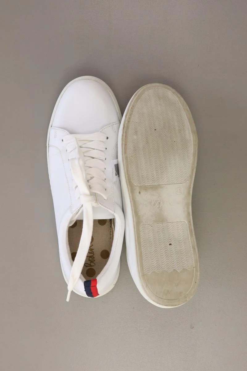 Boden Sneaker Gr. 42 weiß aus Leder