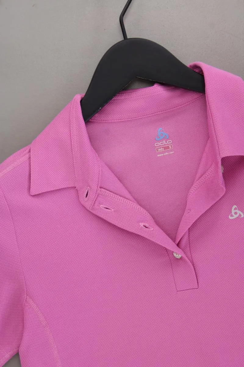 Odlo Poloshirt Gr. S Kurzarm pink aus Polyester