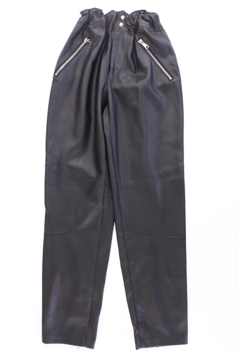 Zara Kunstlederhose Gr. 38 neuwertig schwarz aus Polyurethan