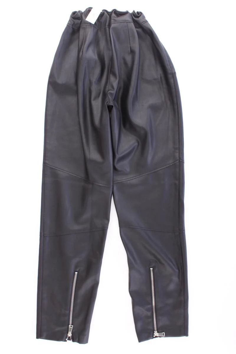 Zara Kunstlederhose Gr. 38 neuwertig schwarz aus Polyurethan