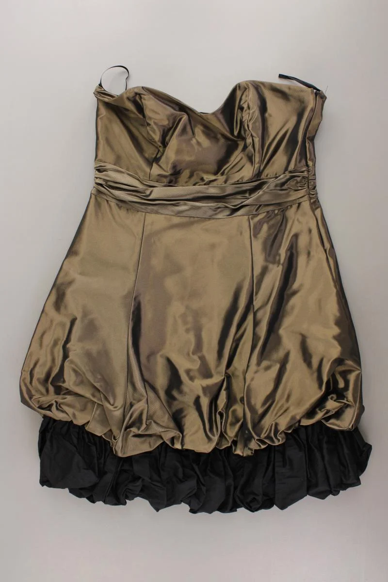 Coast Bandeaukleid Gr. UK 16 (L) Ärmellos gold aus Polyester