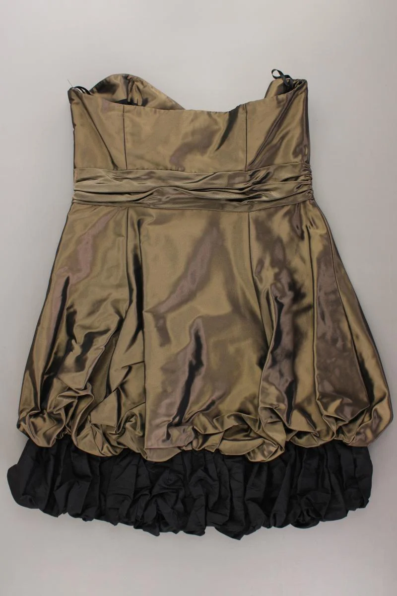 Coast Bandeaukleid Gr. UK 16 (L) Ärmellos gold aus Polyester