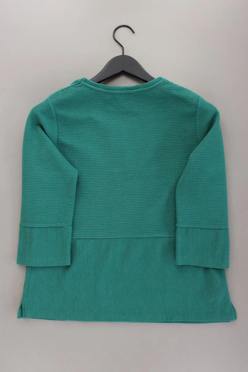 Zabaione Feinstrickpullover Gr. L grün aus Baumwolle