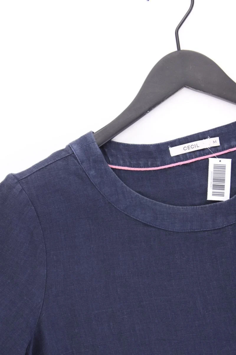 Cecil Kurzarmkleid Gr. M blau aus Leinen