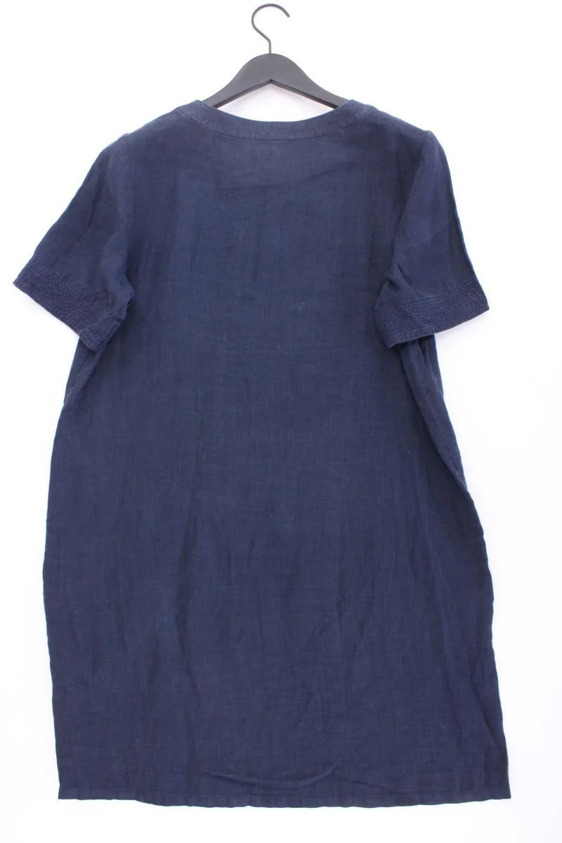 Cecil Kurzarmkleid Gr. M blau aus Leinen