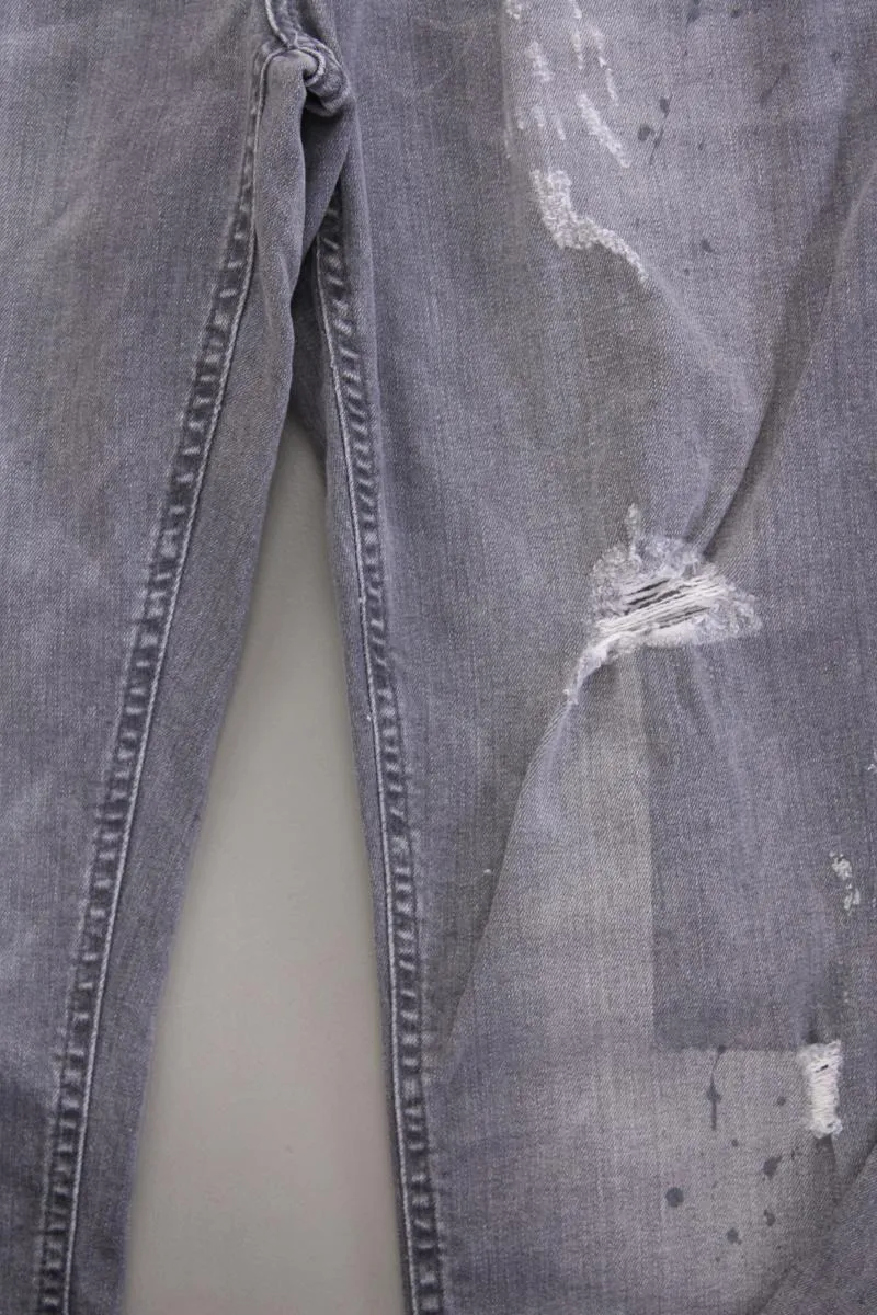 Blend Straight Jeans für Herren Gr. W33/L32 grau aus Baumwolle