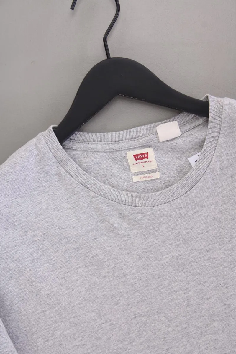 Levi's T-Shirt Gr. L Kurzarm grau aus Baumwolle