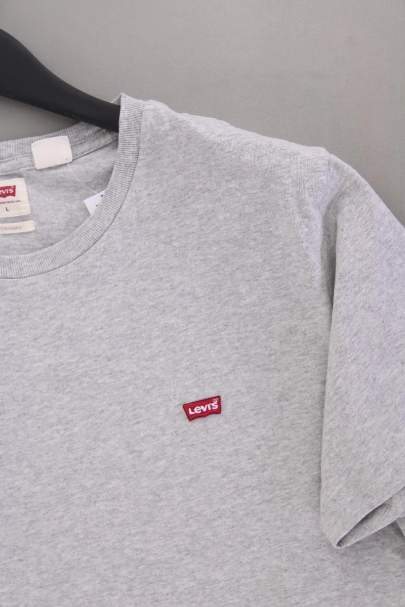 Levi's T-Shirt Gr. L Kurzarm grau aus Baumwolle