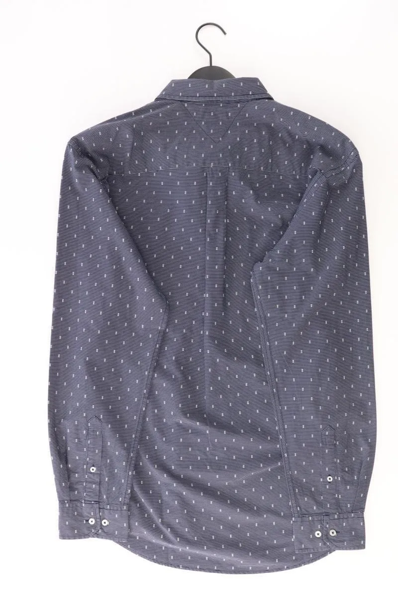 Tommy Hilfiger Langarmhemd für Herren Gr. XL blau