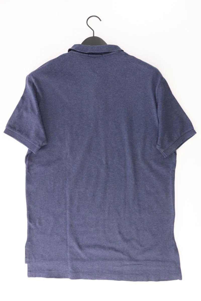 Ralph Lauren Poloshirt für Herren Gr. L Kurzarm blau aus Baumwolle
