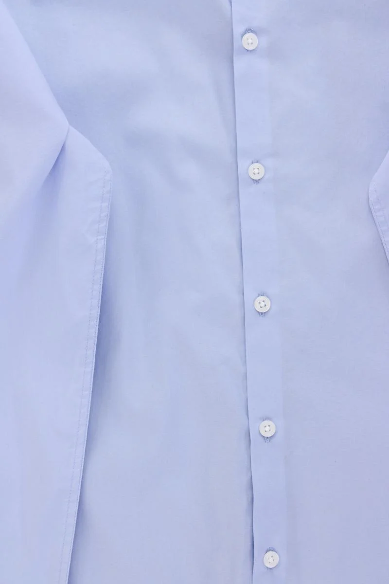 Asos Langarmhemd für Herren Gr. M blau aus Baumwolle