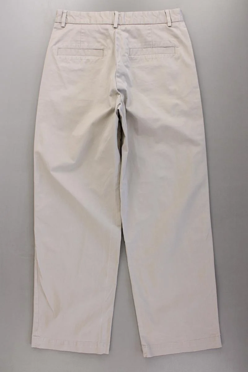 Zara Chinohose für Herren Gr. UK 38 (S) creme aus Baumwolle
