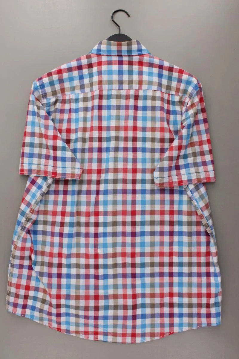 Casa Moda Karohemd für Herren Gr. Hemdgröße 43/44 kariert Kurzarm mehrfarbig