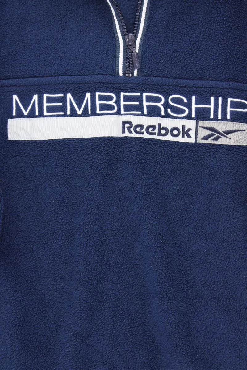 Reebok Fleecepullover für Herren Gr. S Vintage blau