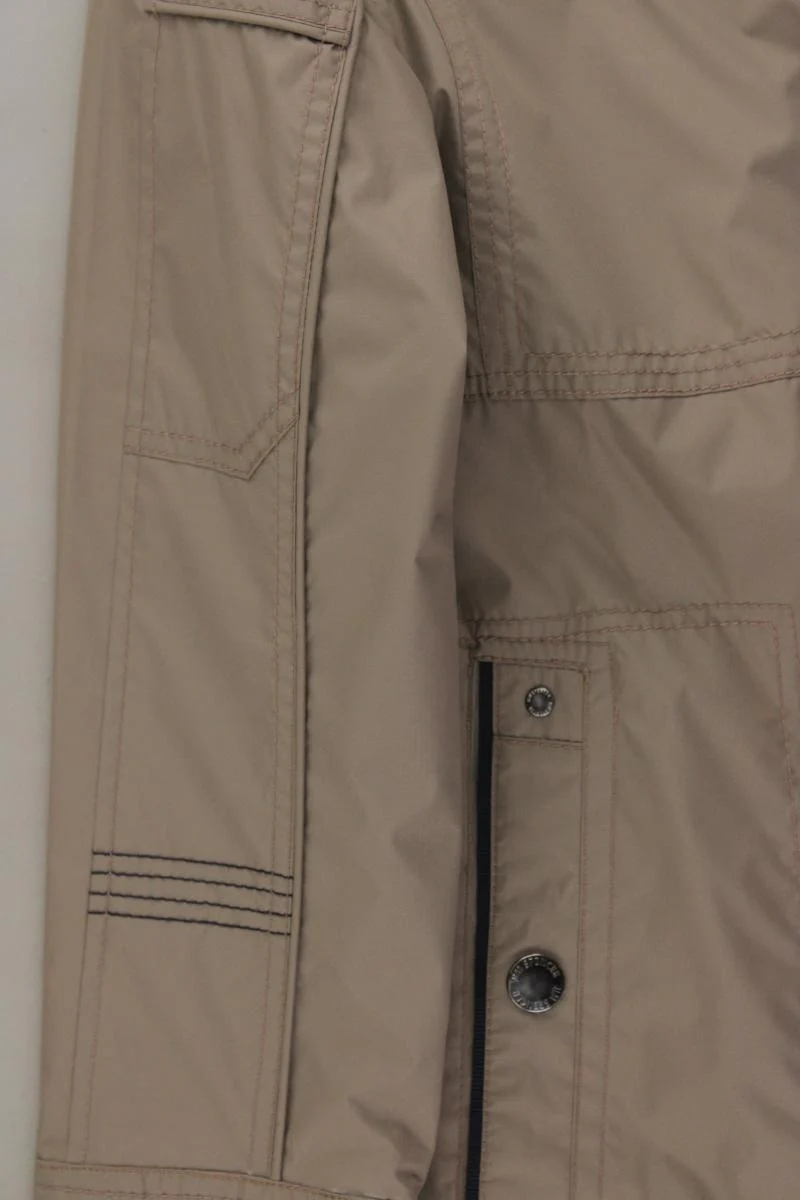 Jim Spencer Übergangsjacke für Herren Gr. 50 braun aus Polyester