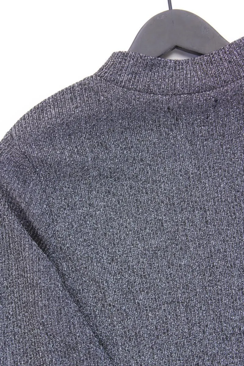 Reserved Longsleeve-Shirt Gr. XL Langarm mit Glitzer silber aus Polyester