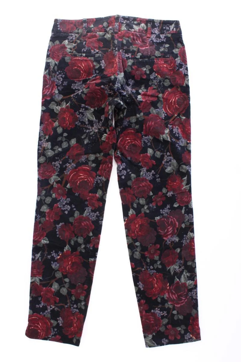 Cambio Hose Gr. 36 mit Blumenmuster mehrfarbig aus Baumwolle