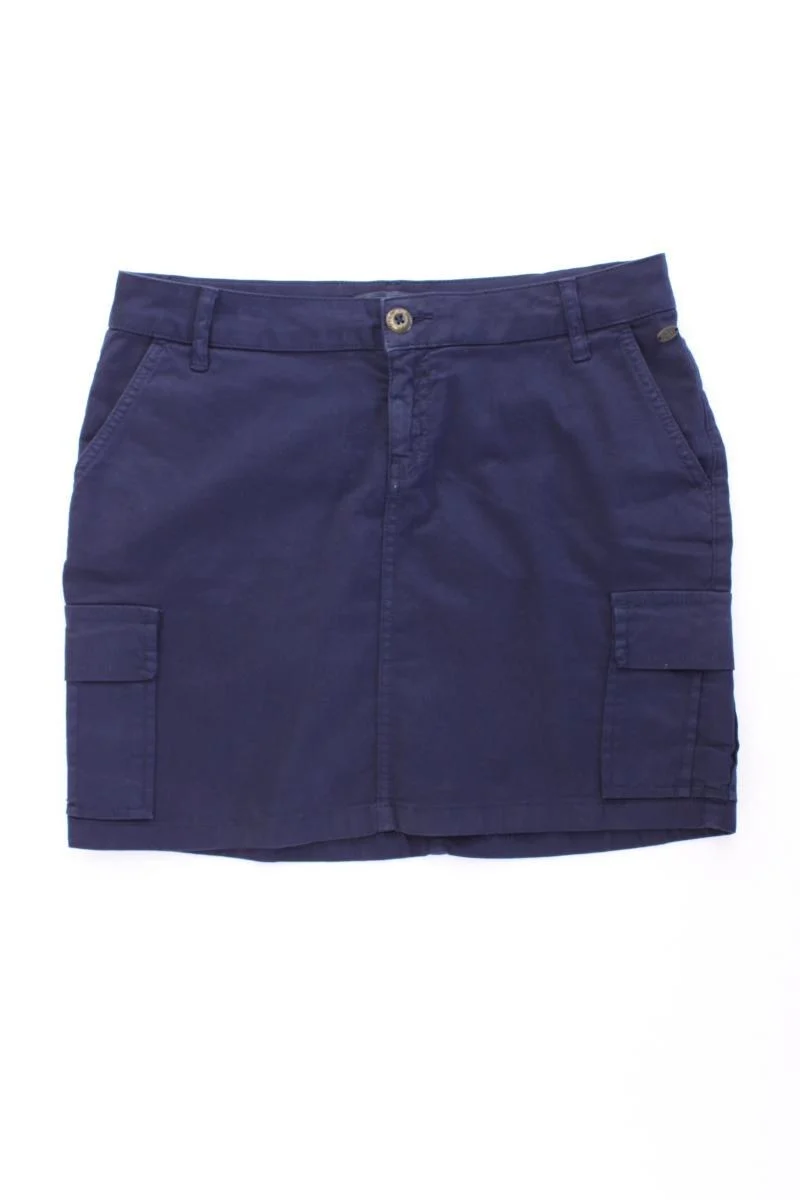 Bien Bleu Cargorock Gr. M blau aus Baumwolle