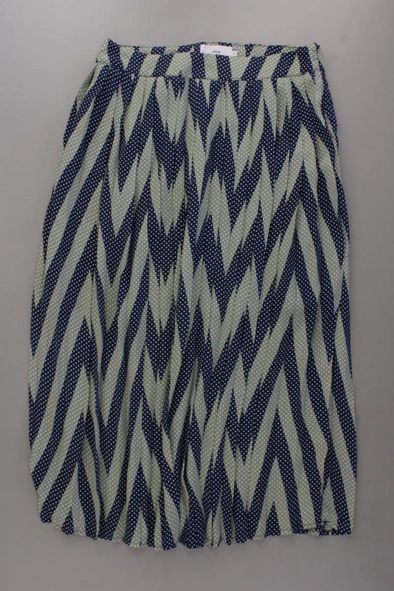 Minimum Maxirock Gr. 38 gepunktet blau aus Polyester