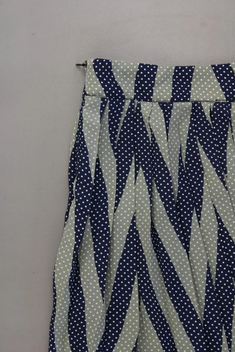 Minimum Maxirock Gr. 38 gepunktet blau aus Polyester