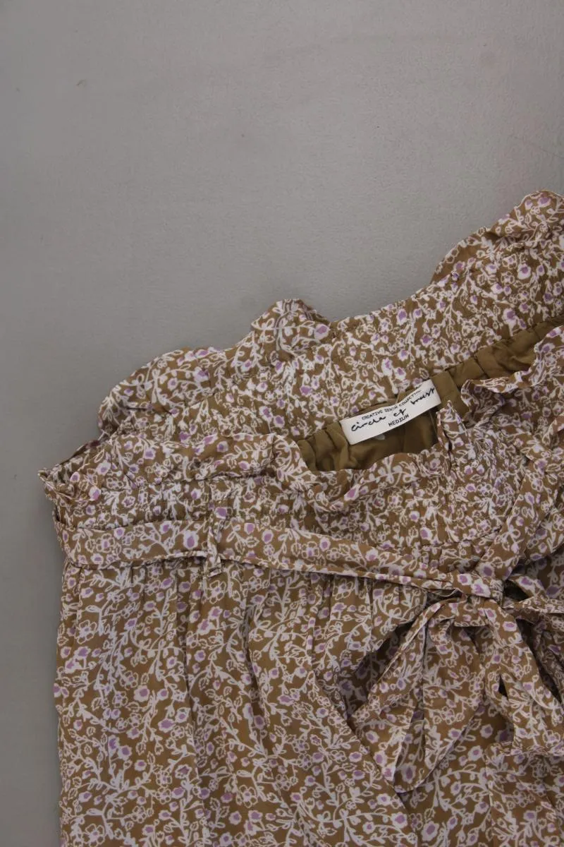 Circle of Trust Rock Gr. M mit Blumenmuster neuwertig braun aus Polyester