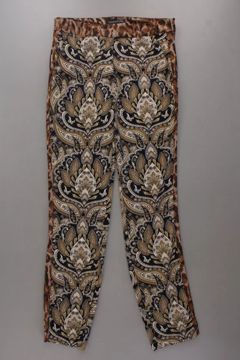 Tramontana Stoffhose Gr. S mit Paisleymuster braun aus Polyamid
