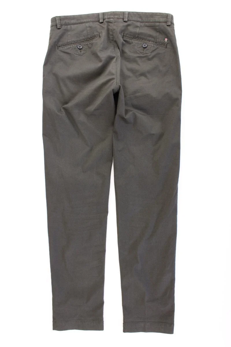 Bugatti Chinohose für Herren Gr. W34/L32 olivgrün aus Baumwolle