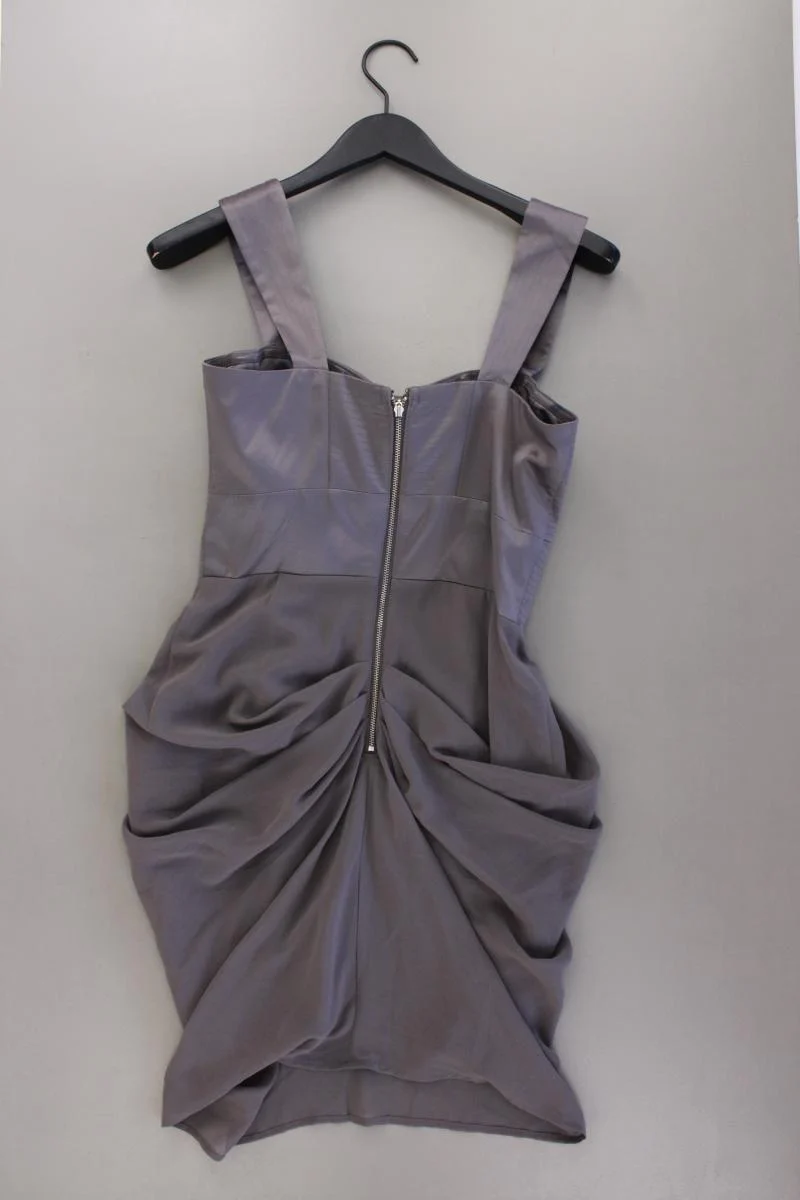 Lipsy London Abendkleid Gr. 34 Träger grau aus Polyester