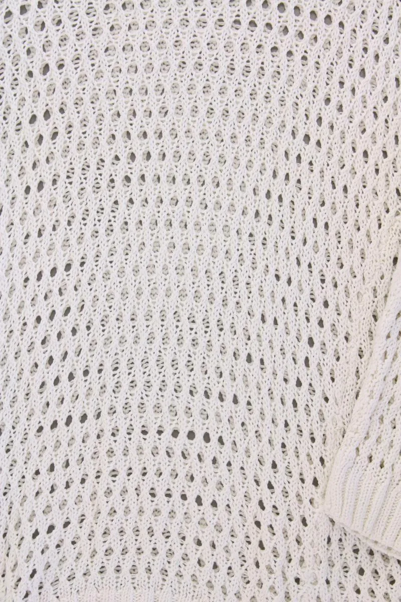 Opus Pullover Modell Peira Gr. 38 creme aus Baumwolle