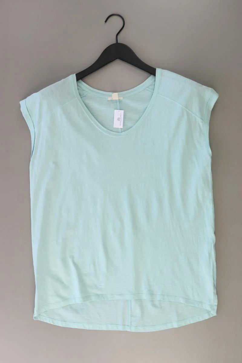 Esprit T-Shirt Gr. L Kurzarm blau aus Baumwolle