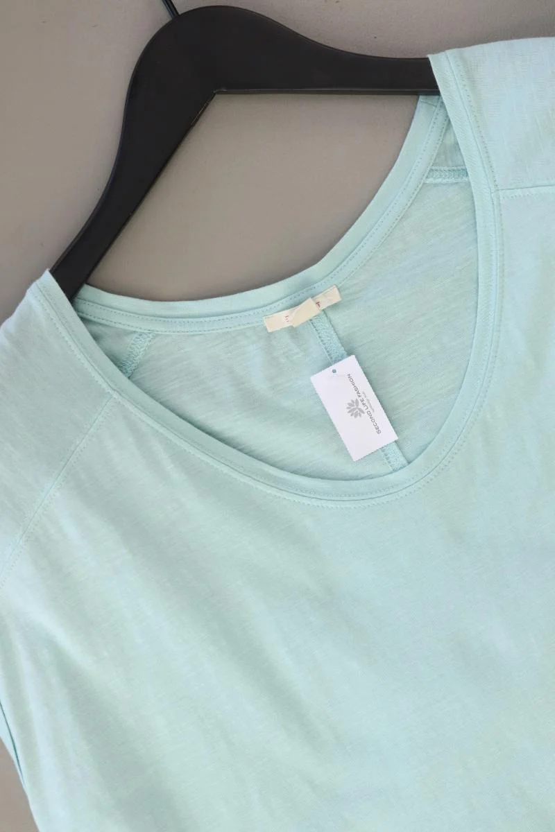 Esprit T-Shirt Gr. L Kurzarm blau aus Baumwolle