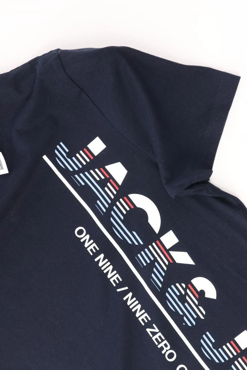 Jack & Jones T-Shirt für Herren Gr. XS Kurzarm blau aus Baumwolle