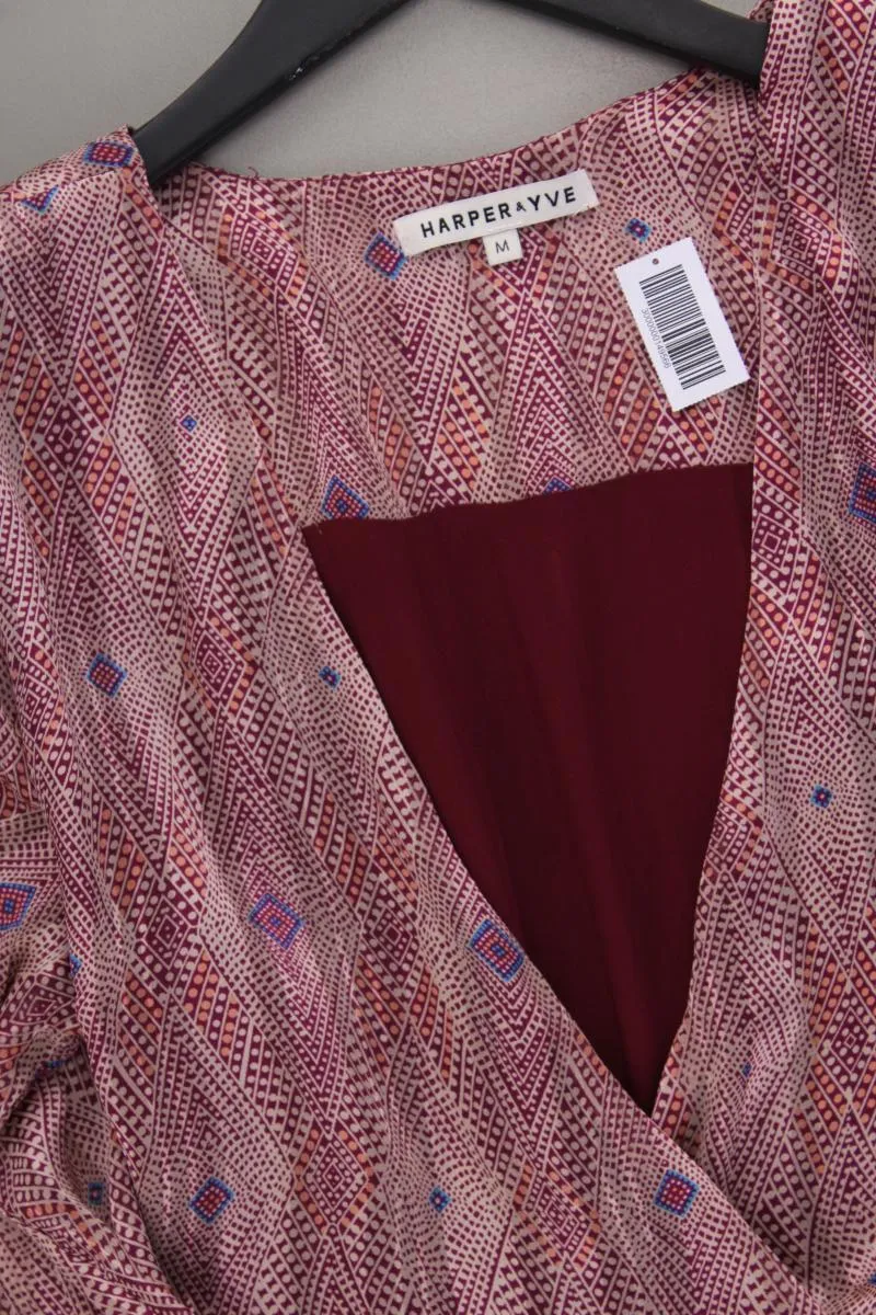 Harper & Yve Wickelkleid Gr. M Langarm rosa aus Polyester