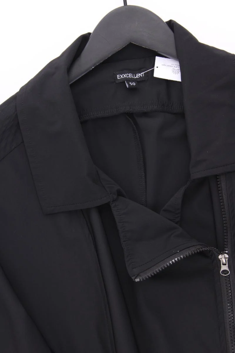 Exxcellent Übergangsjacke Gr. 50 schwarz aus Polyester