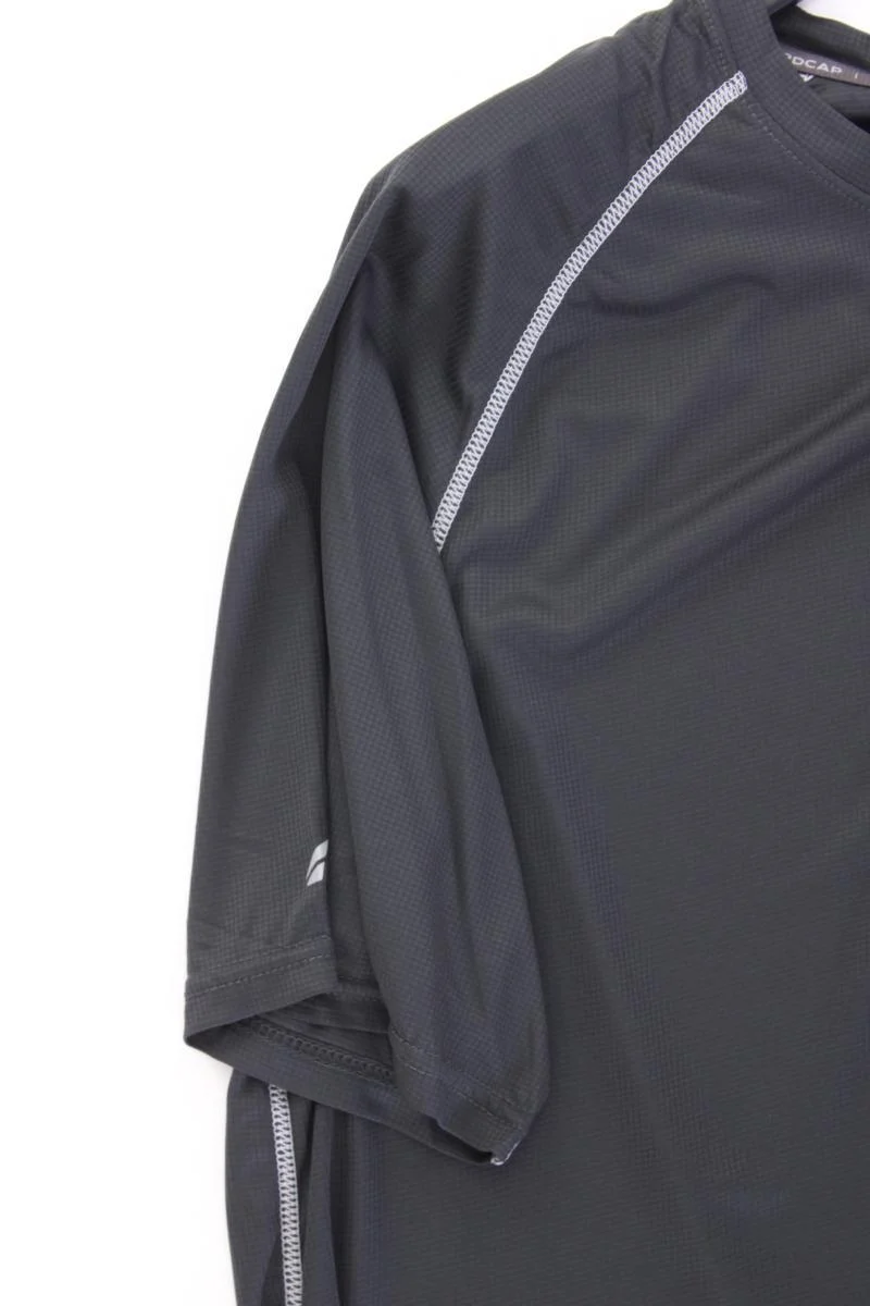 Nordcap Sportshirt für Herren Gr. XXL neuwertig Kurzarm grau aus Polyester