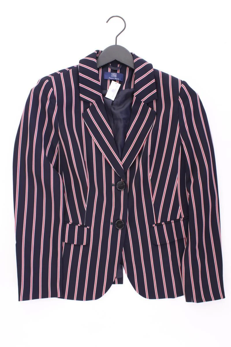 fiora blue Regular Blazer Gr. 36 gestreift blau aus Polyester