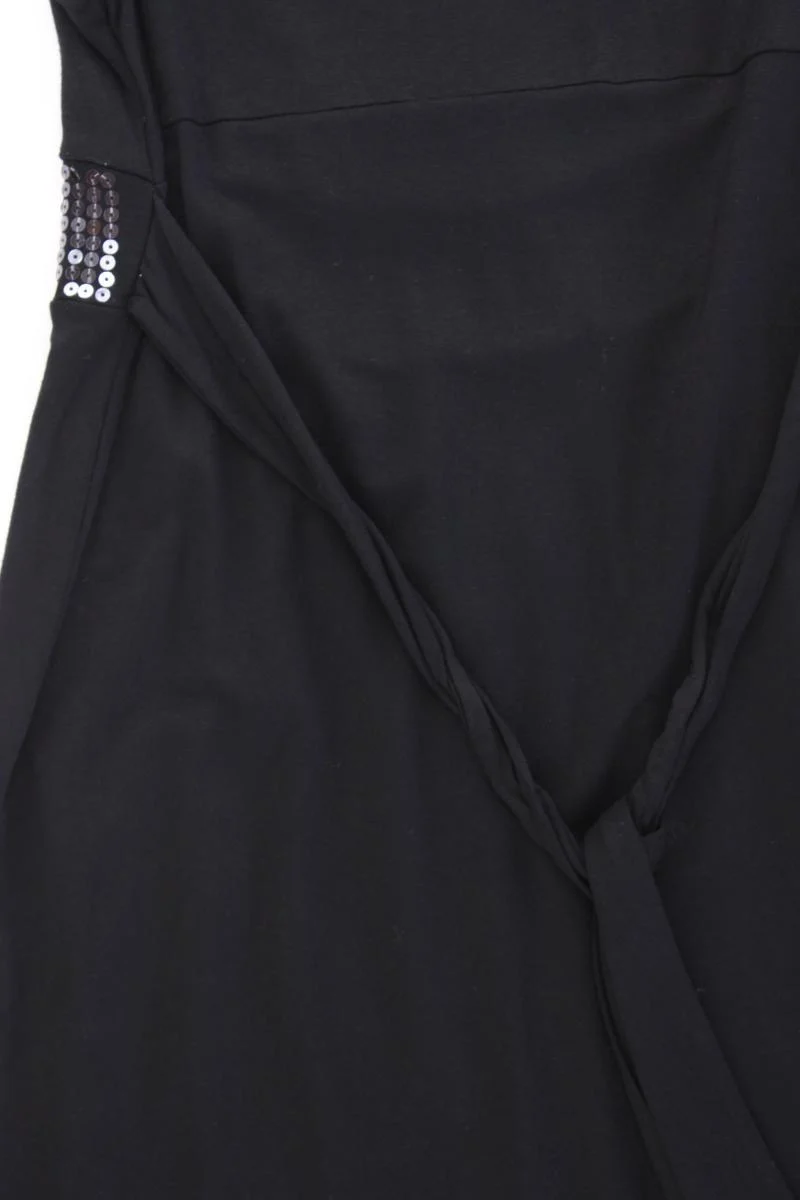 United Colors of Benetton Jerseykleid Gr. S Ärmellos mit Pailletten schwarz