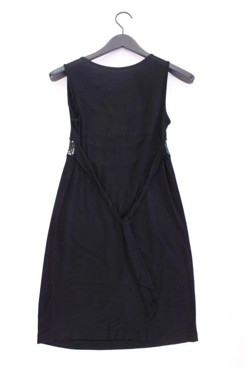 United Colors of Benetton Jerseykleid Gr. S Ärmellos mit Pailletten schwarz
