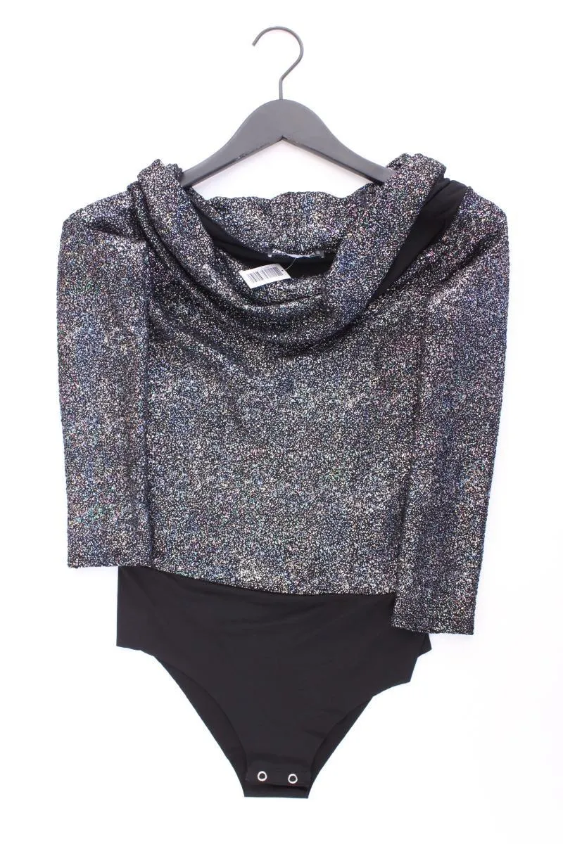 Zara Shirtbody Gr. S neuwertig 3/4 Ärmel mit Glitzer mit Carmen-Ausschnitt