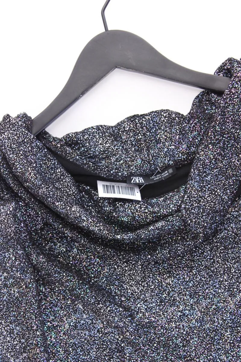 Zara Shirtbody Gr. S neuwertig 3/4 Ärmel mit Glitzer mit Carmen-Ausschnitt
