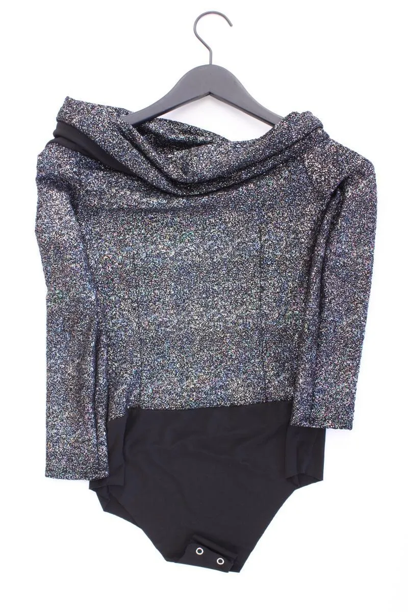 Zara Shirtbody Gr. S neuwertig 3/4 Ärmel mit Glitzer mit Carmen-Ausschnitt